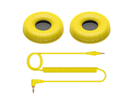 HDJ-CUE1 Replacement Cable and Pads (Yellow)