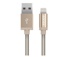 MiColor - Cable Trenzado de Aluminio Lightning a USB 1.2M - Gold